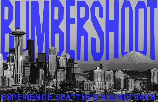 Bumbershoot promotional postcard, front